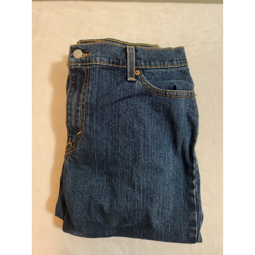 Levi's Women's Wide Leg Jeans — Dark Blue Denim